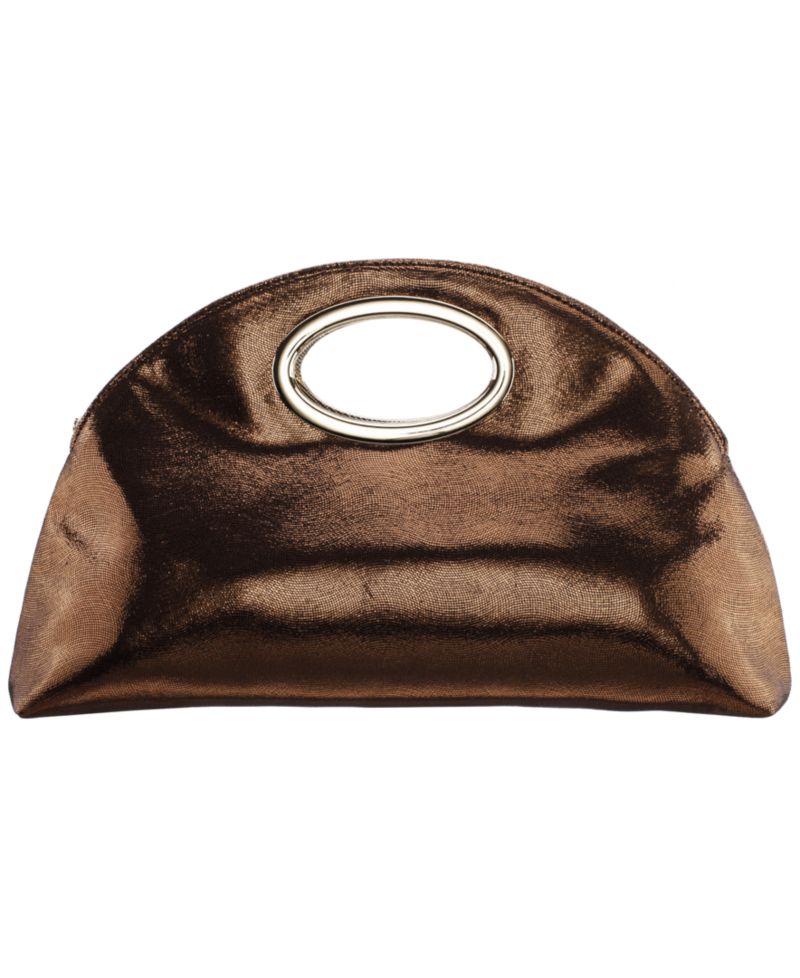 Jael Cut Out Handle Medium Clutch Handbag