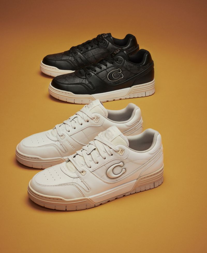 SoHo Leather Lace-Up Casual Sneakers