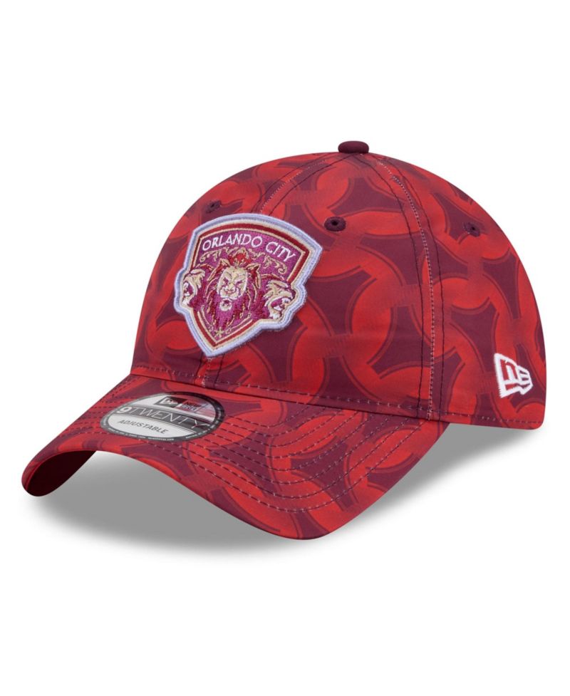 Men's Red Orlando City SC 2026 Third Jersey Hook 9TWENTY Adjustable Hat