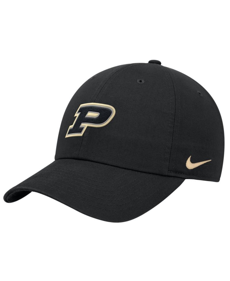 Men's Black Purdue Boilermakers 2026 Sideline Club Adjustable Hat