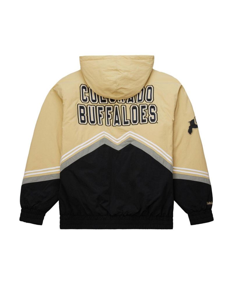 Men's Gold/Black Colorado Buffaloes Throw It Back Retro Full-Zip Windbreaker Jacket