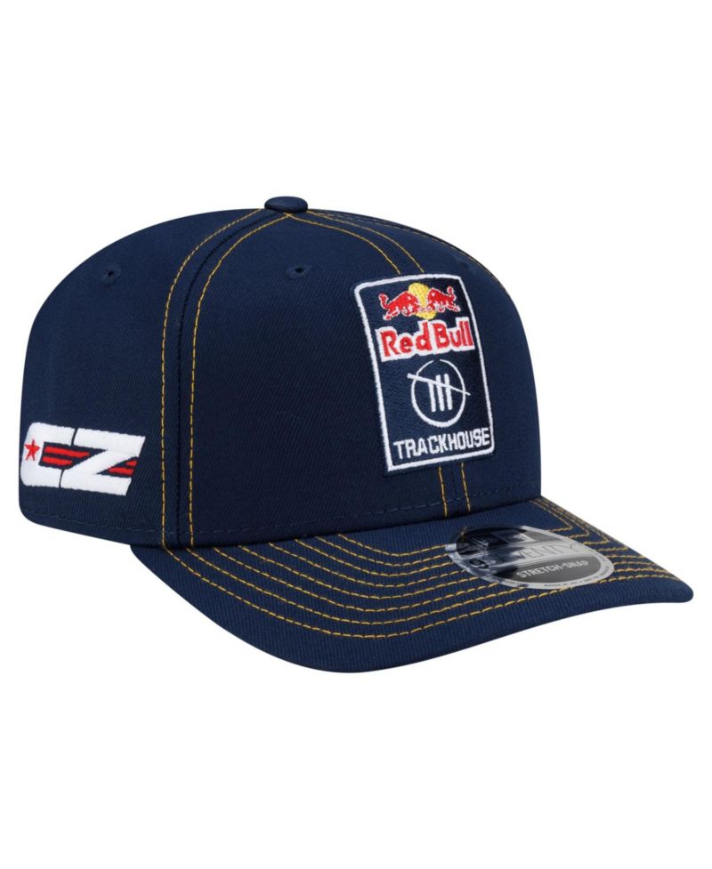 Men's Navy Connor Zilisch Trackhouse Driver Firesuit 9SEVENTY Adjustable Hat