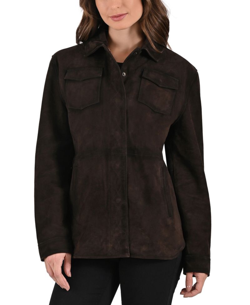 Women's Women s Goat Suede Jacket