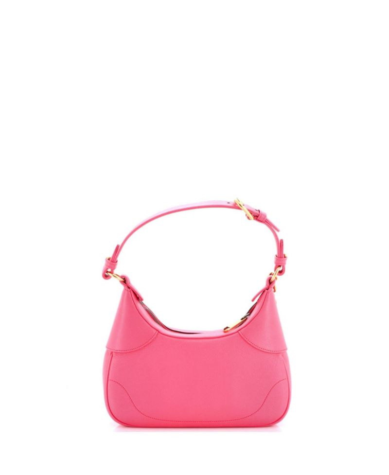 Small Aphrodite Zip Shoulder Bag Leather