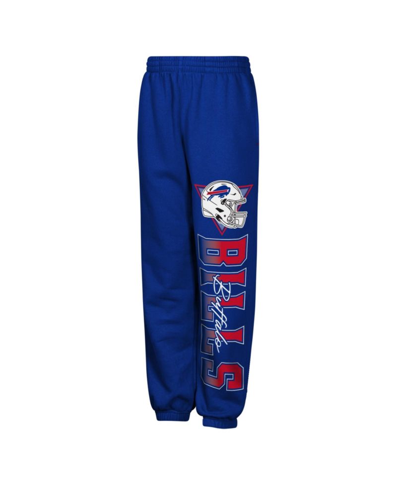 Big Boys and Girls Royal Buffalo Bills Run & Gun Sweatpants