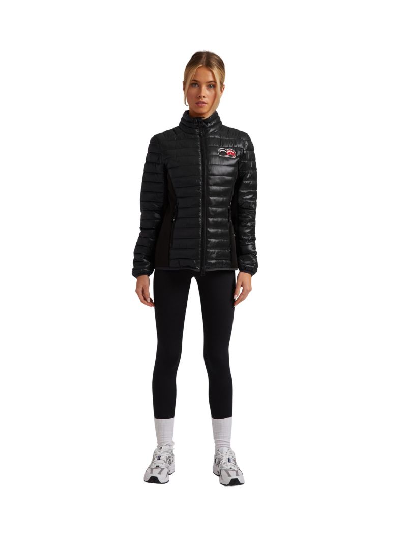 Women's Short Funnel-Neck Puffer Jacket