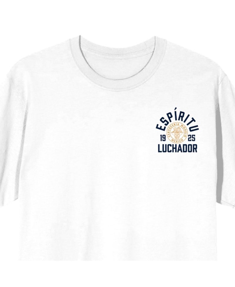 Big & Tall The Fighting Spirit Crew Neck Short Sleeve White T-shirt