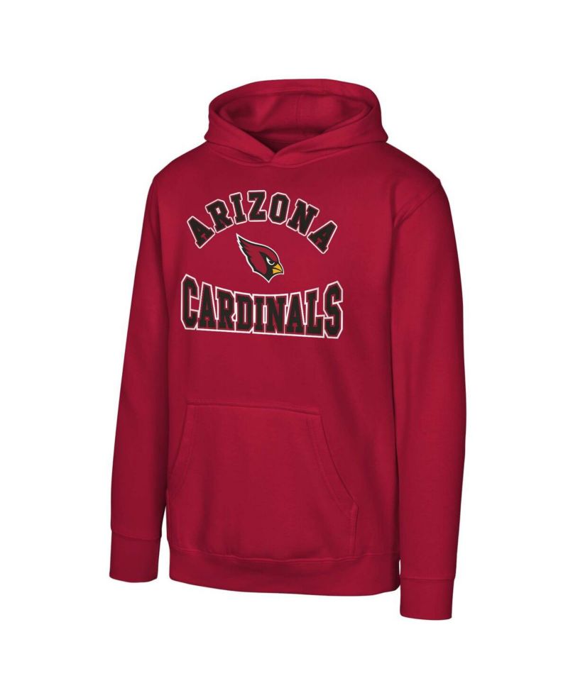 Big Boys and Girls Cardinal Arizona Cardinals Home Town Pullover Fleece Hoodie