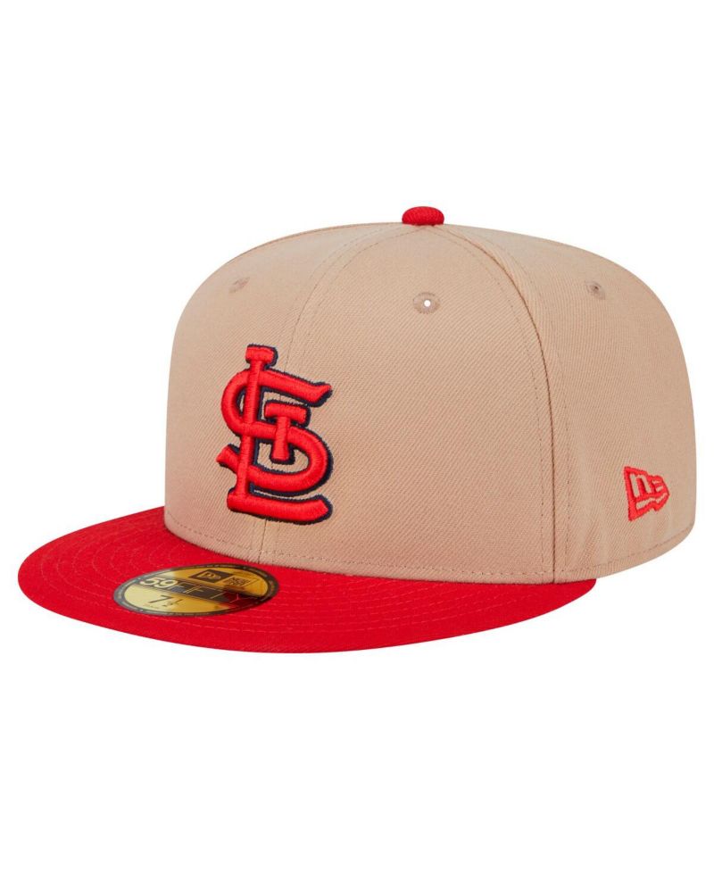 Men's Khaki St. Louis Cardinals 59FIFTY Fitted Hat