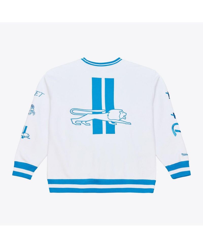 Men's White Detroit Lions Arctic Fleece Sweatshirt