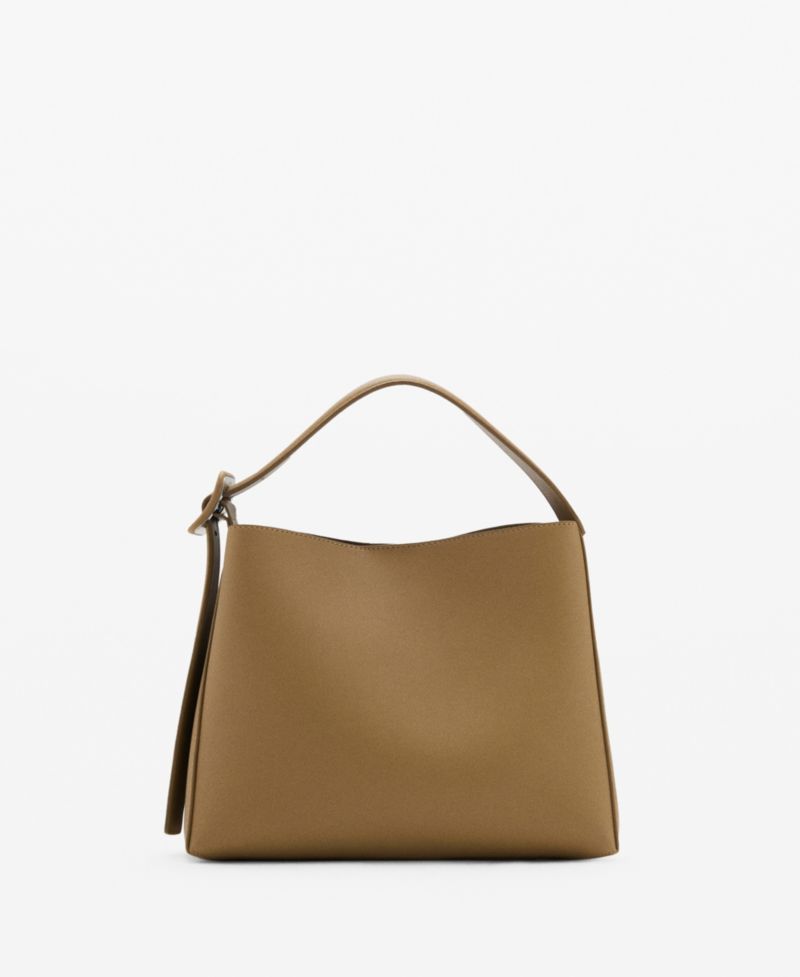 Women's Buckle Mini Shopper Bag