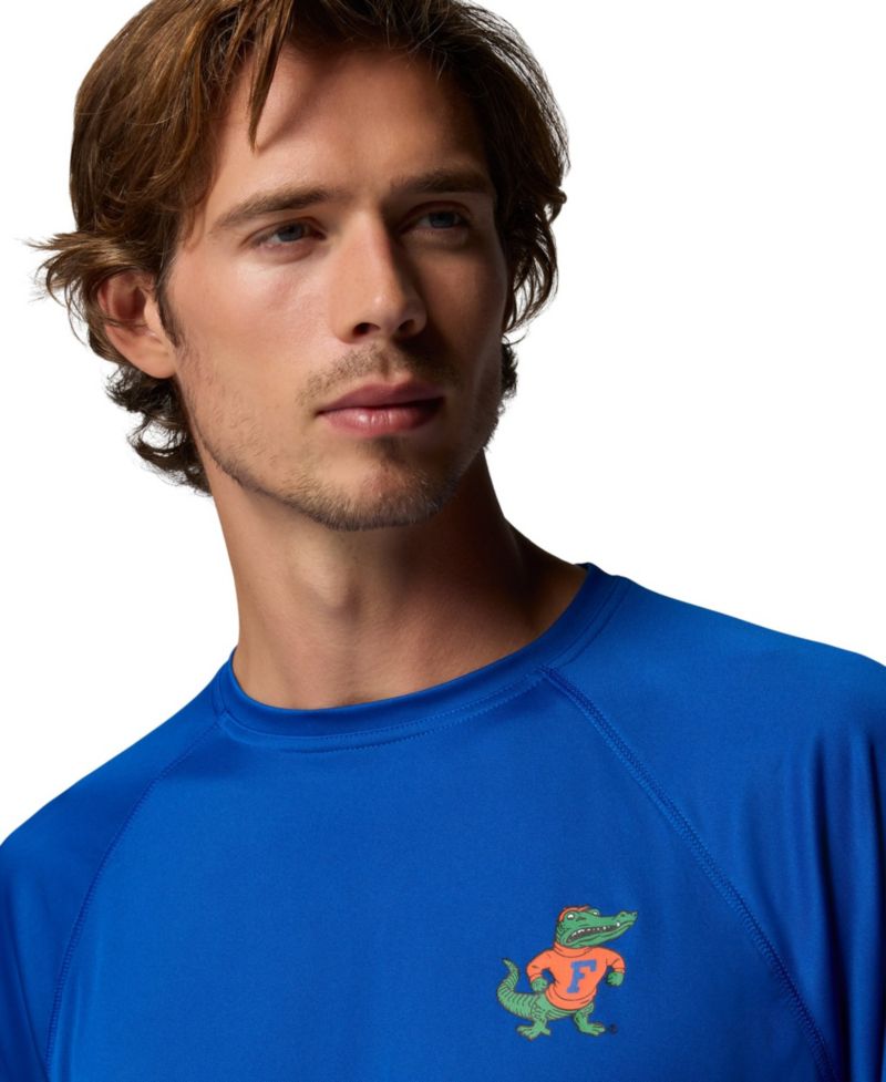 Men's Royal Florida Gators Terminal Tackle Omni-Shade Raglan Long Sleeve T-Shirt