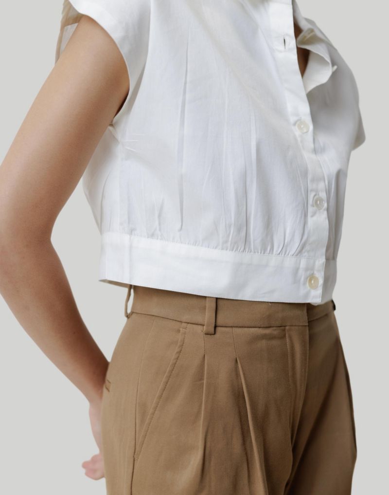 Women's Oversized Crop Shirt