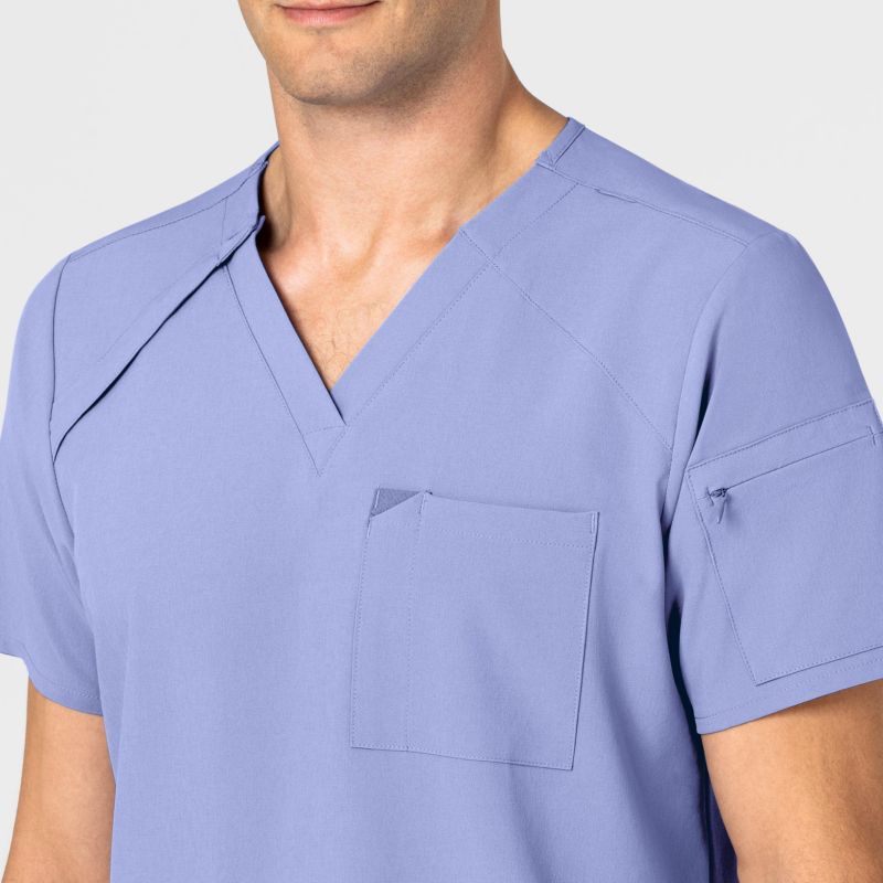 Men's RENEW EZ Zip Scrub Top