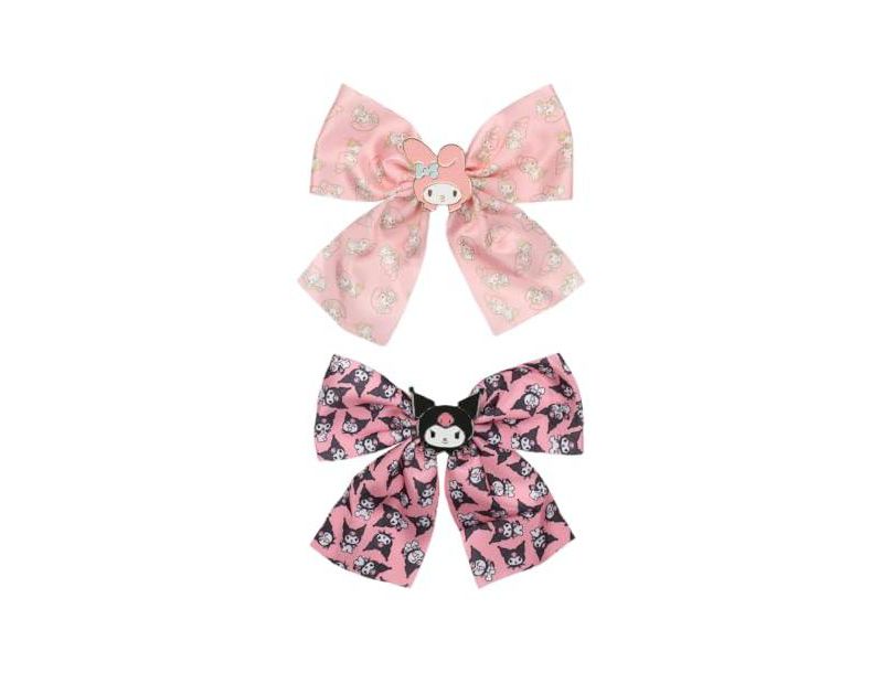 and Kuromi 2-Piece Hair Clip Bows