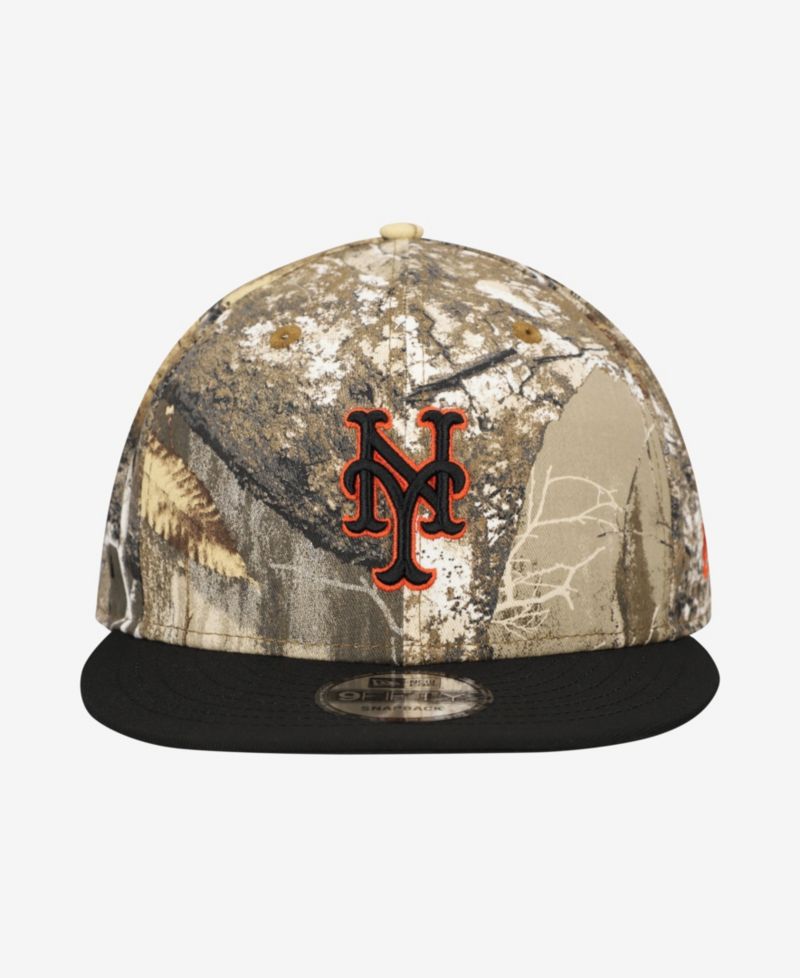 Men's Camo New York Mets Realtree Orange Pop 9FIFTY Snapback Hat