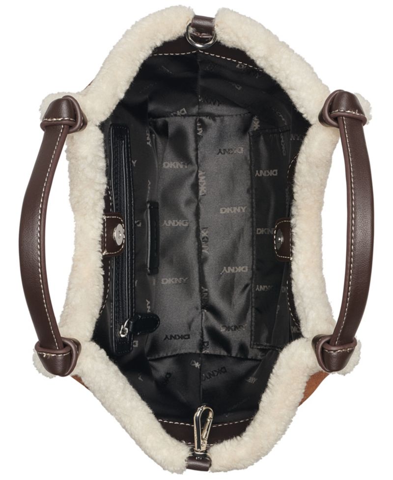 Paula Suede Small Crossbody Tote Handbag
