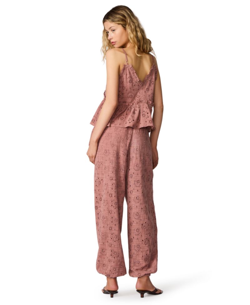Women's Tillie Eyelet Pull-On Balloon Pants