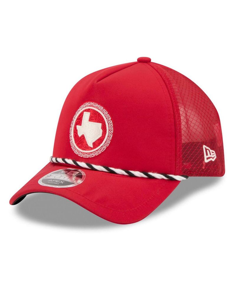 Men's Red Texas Rangers 2026 City Connect Apex 9FORTY Adjustable Hat