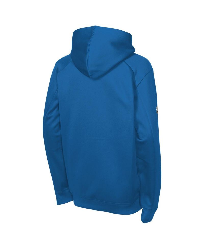 Big Boys and Girls Royal Buffalo Sabres Authentic Pro Rink Raglan Hoodie