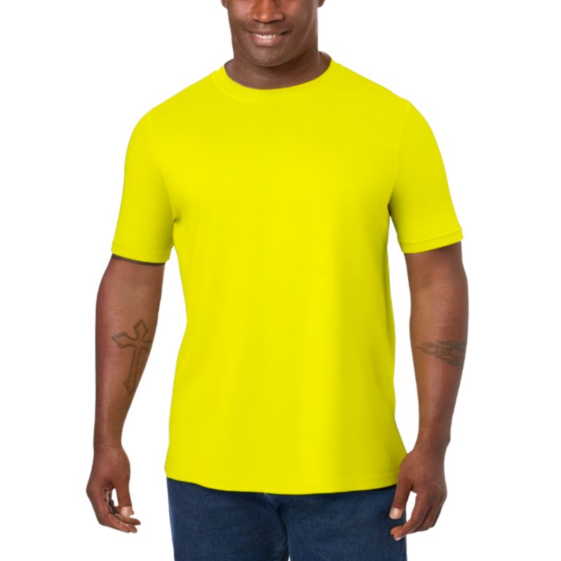 Men's No Sweat Longer-Length Short Sleeve Crewneck Tee