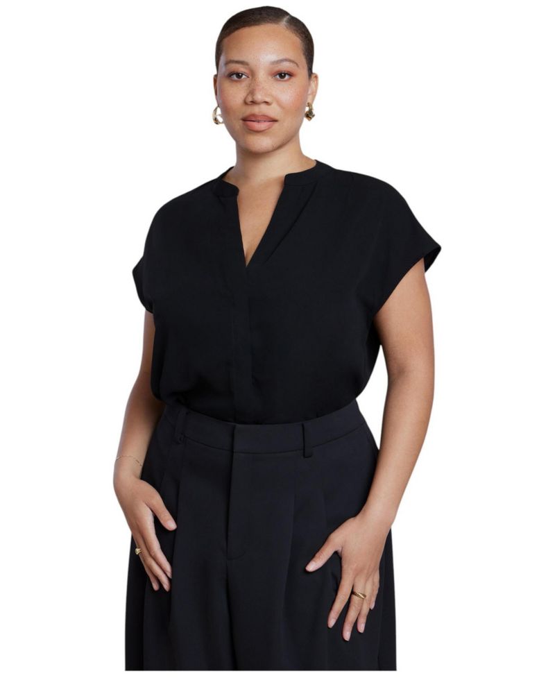 Women's Notch Collar Blouse