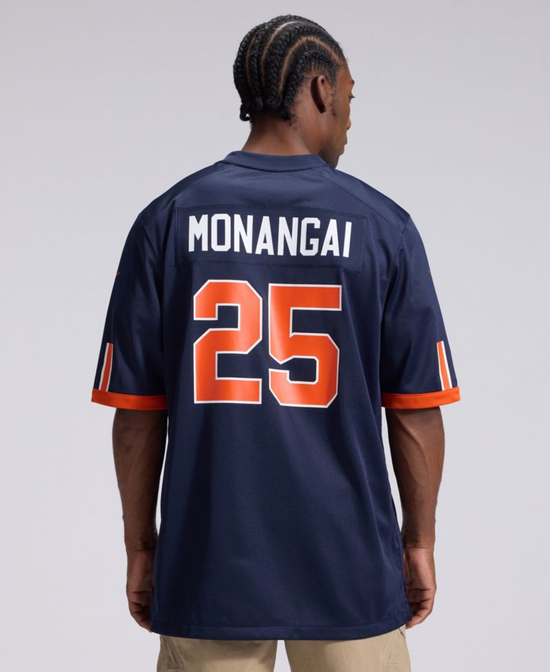 Men's Kyle Monangai Navy Chicago Bears 2026 Rivalries Collection Game Jersey
