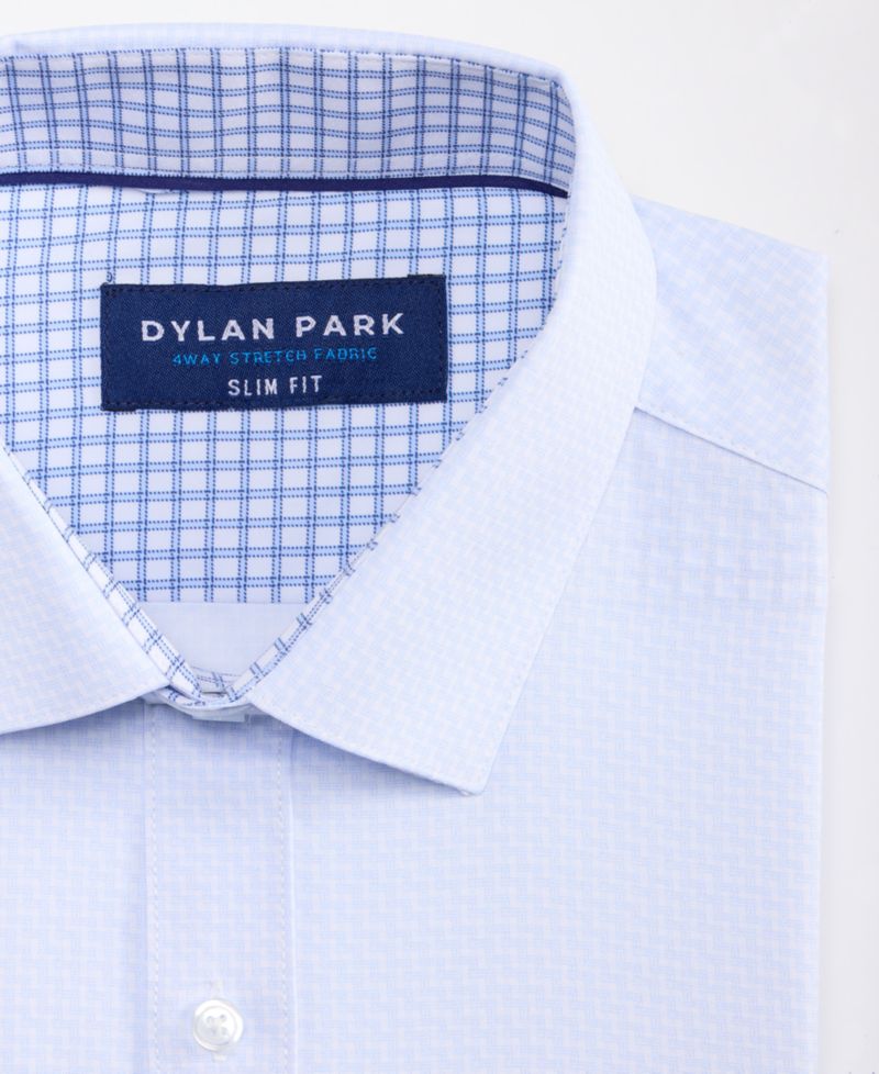 Men's Slim-Fit Performance Four-Way Stretch Dress Shirt
