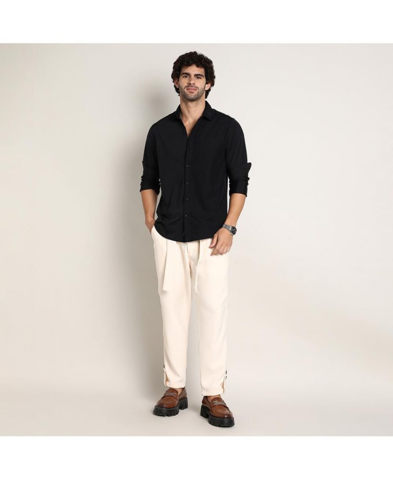 Men's Onyx Black Everyday Solid Shirt
