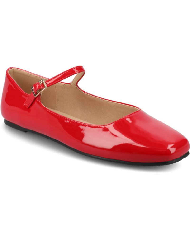 Women's Carrie Square Toe Mary Jane Flats