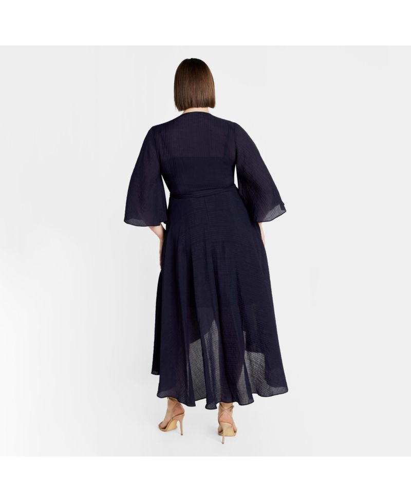 Women's Kira Ruffle Wrap Maxi Dress