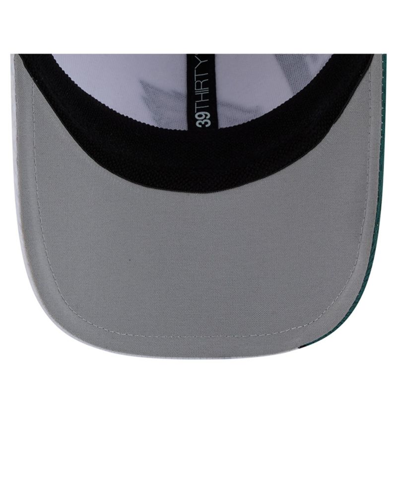 Men's White/Midnight Green Philadelphia Eagles Dash 39THIRTY Flex Hat