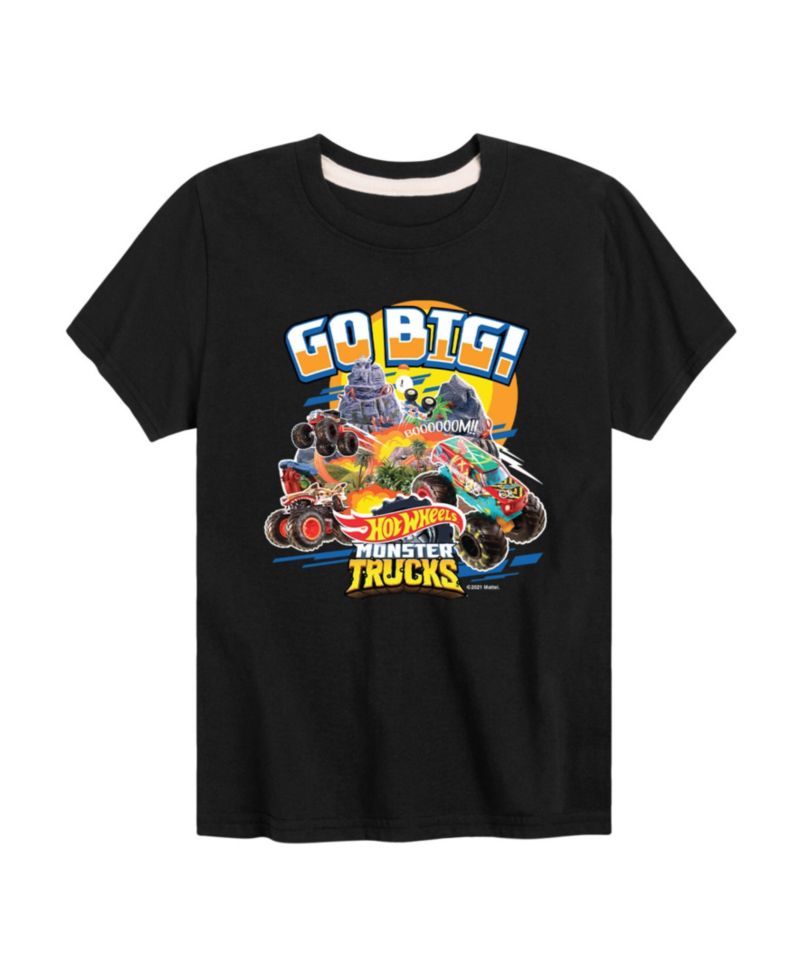 Big Boys Hot Wheels Go Big Graphic T-Shirt