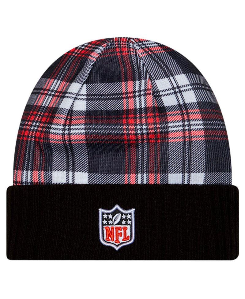 Men's Black Cincinnati Bengals Sideline Statement Cuffed Knit Hat