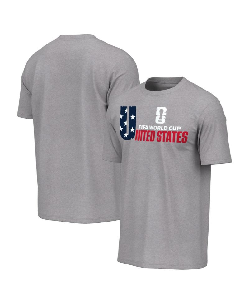 Men's Heather Gray USA FIFA World Cup 2026 T-Shirt