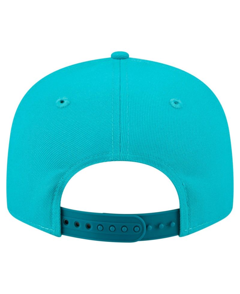 Men's Aqua Miami Dolphins Core Team Script 9FIFTY Snapback Hat