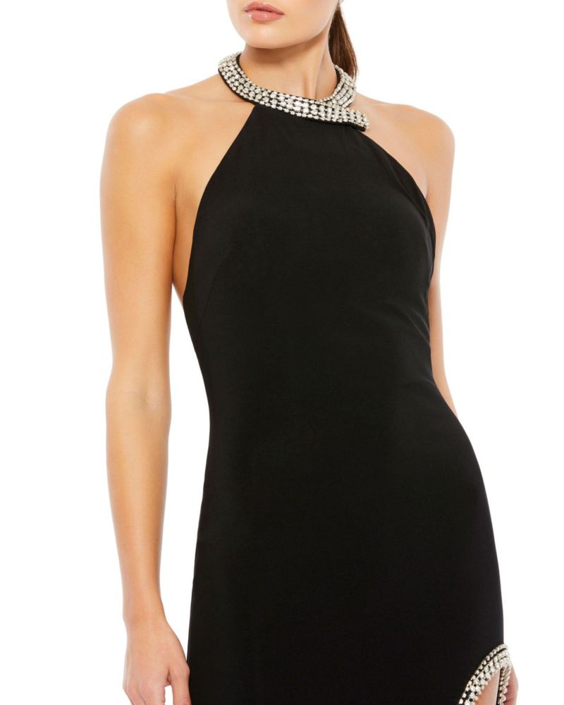 Women's Ieena Jersey One Shoulder Illusion Cut Out Gown