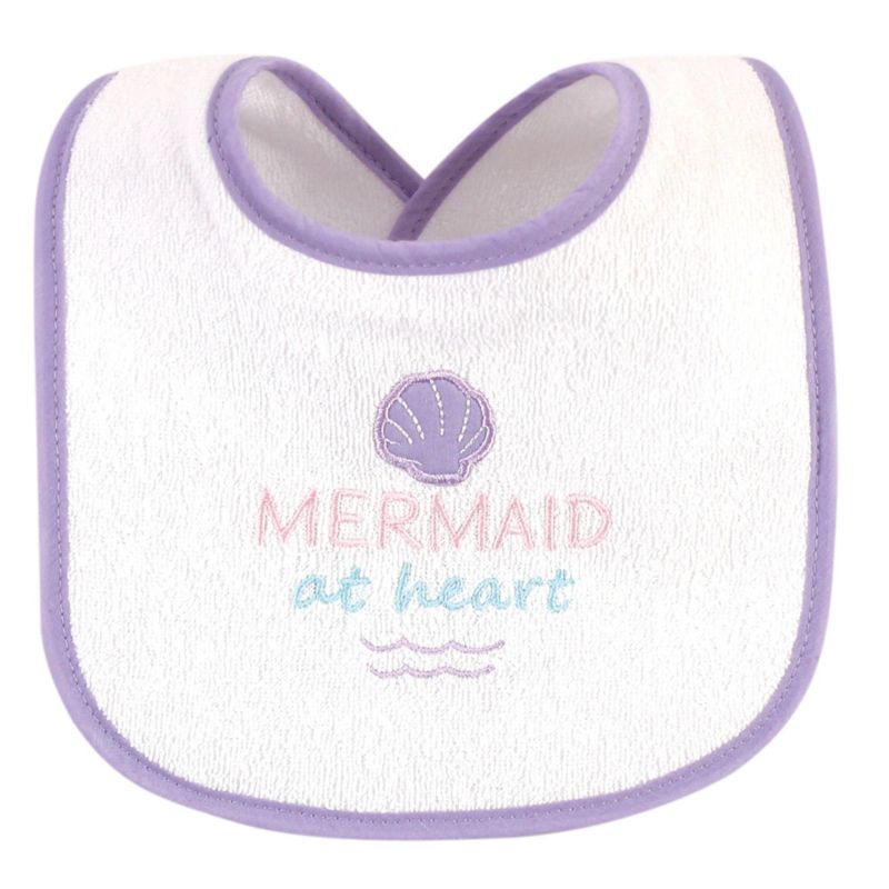 Girls Soft Cotton Dribble Bibs with Inner Fiber Cushion