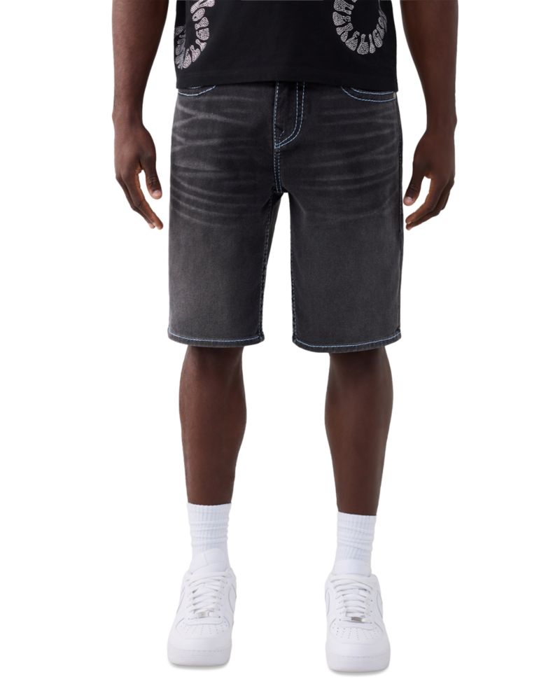 Men's Baggy Big T Flap Denim Shorts