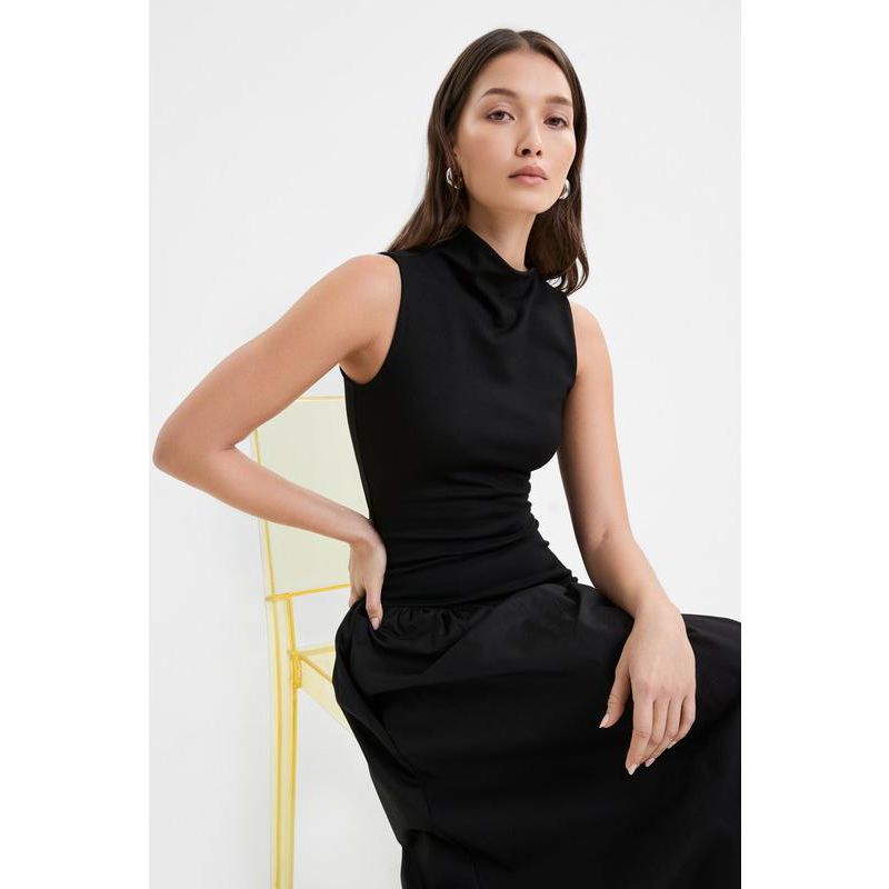 Women's Hutton Fitted Bodice Cotton A-Line Maxi Dress with Side Pocket
