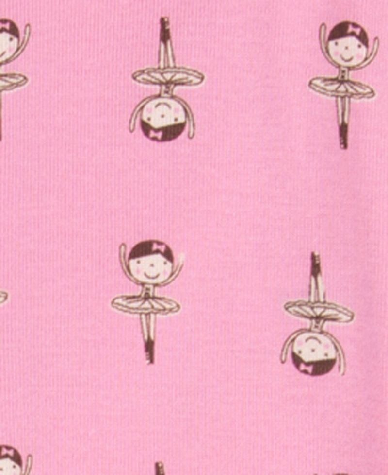 Baby Girls One-Piece Cotton Sleep And Play Footed Pajamas - Cute and Playful Prints