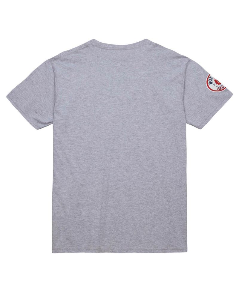 Men's David Ortiz Grey Heather Boston Red Sox Cooperstown Collection Player T-Shirt