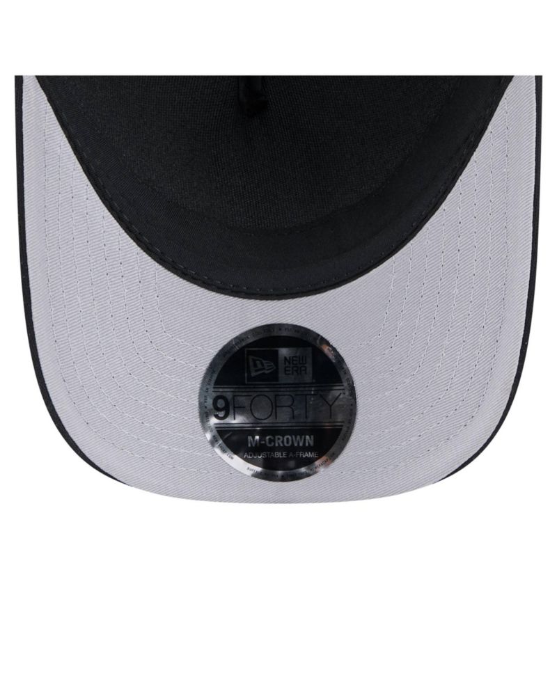 Men's Black San Francisco Giants Gradient 9FORTY A-Frame M-Crown Trucker Adjustable Hat