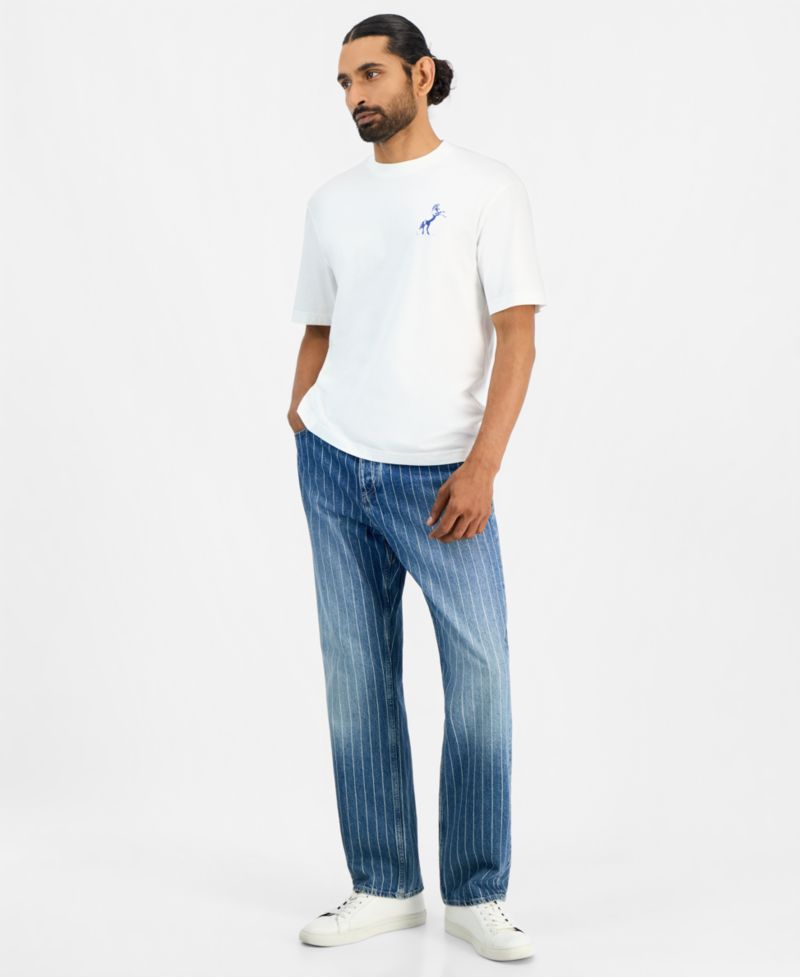 HUGO by Men's Noxwash Graphic Crewneck T-Shirt