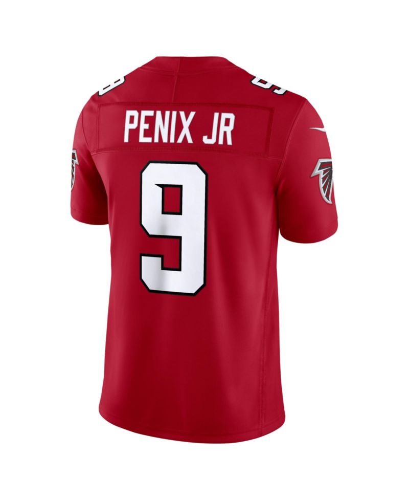 Men's Michael Penix Jr. Red Atlanta Falcons Team Vapor F.U.S.E. Stitched Limited Jersey