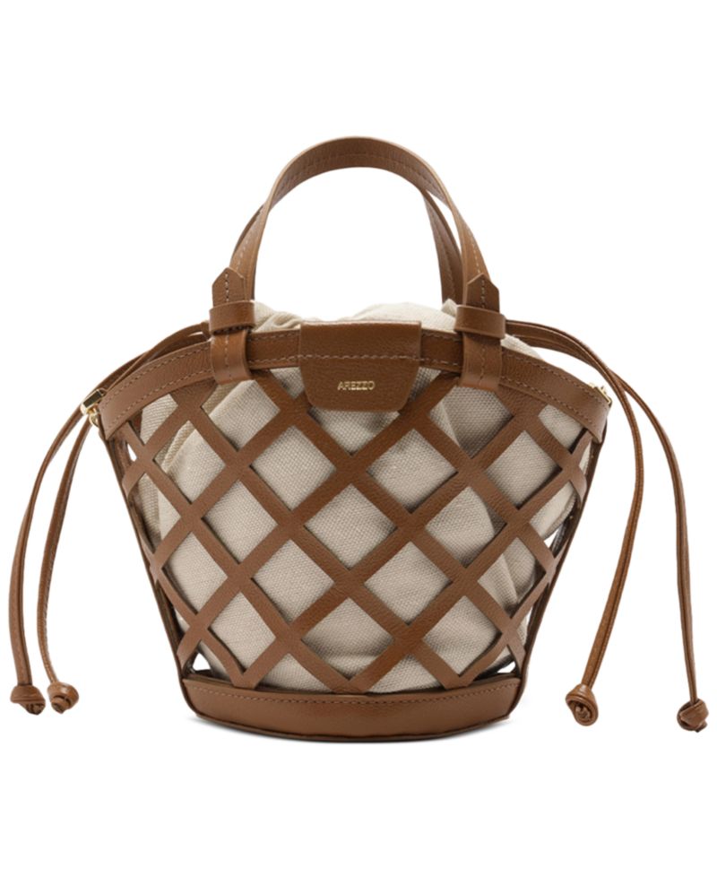 Petra Small Leather Bucket Bag