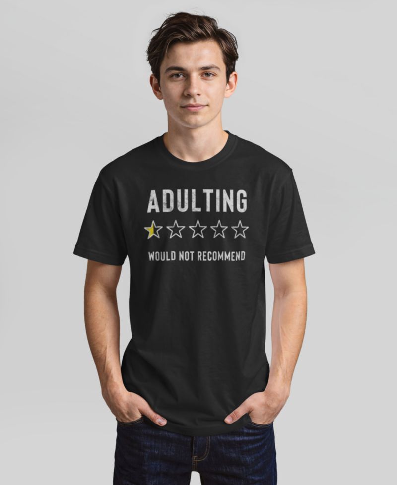 Men's Adulting Ratings Short-Sleeve T-Shirt