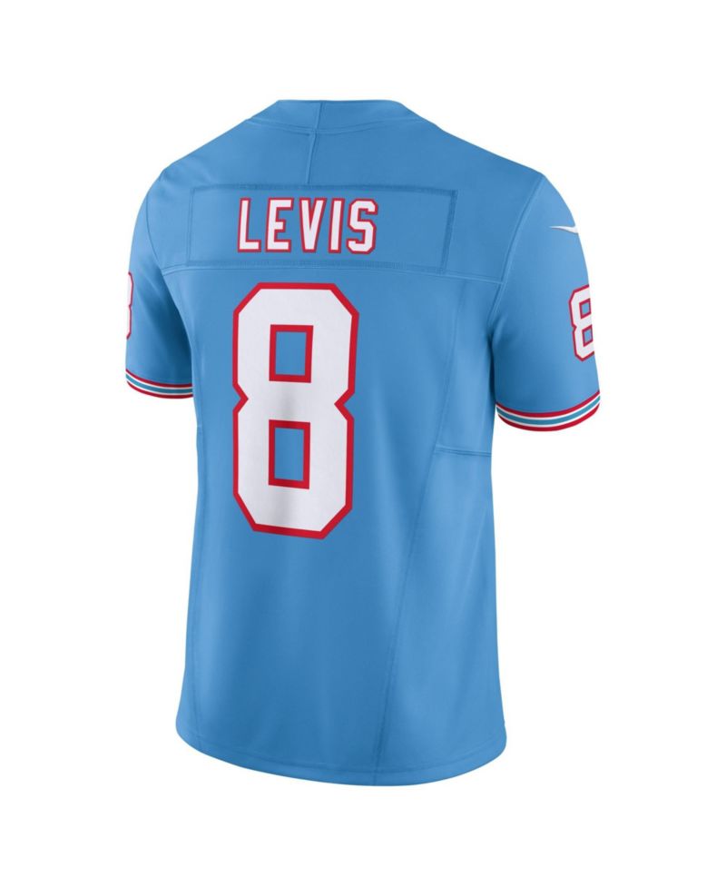 Men's Will Levis Light Blue Tennessee Titans Alternate Oilers Throwback Vapor F.U.S.E. Limited Jersey