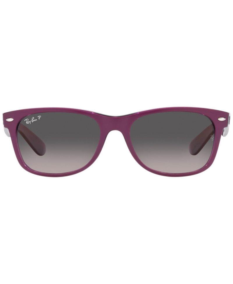 Unisex Polarized Sunglasses, RB2132 NEW WAYFARER 55