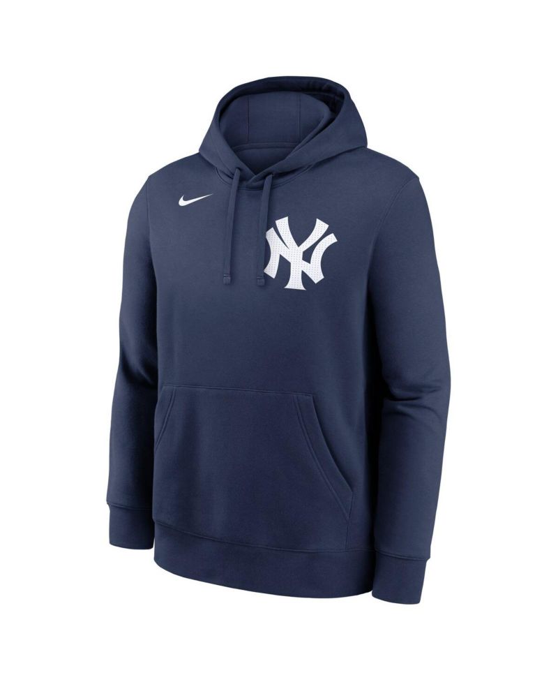 Men's CC Sabathia Navy New York Yankees Retired Player Name & Number Club Pullover Hoodie
